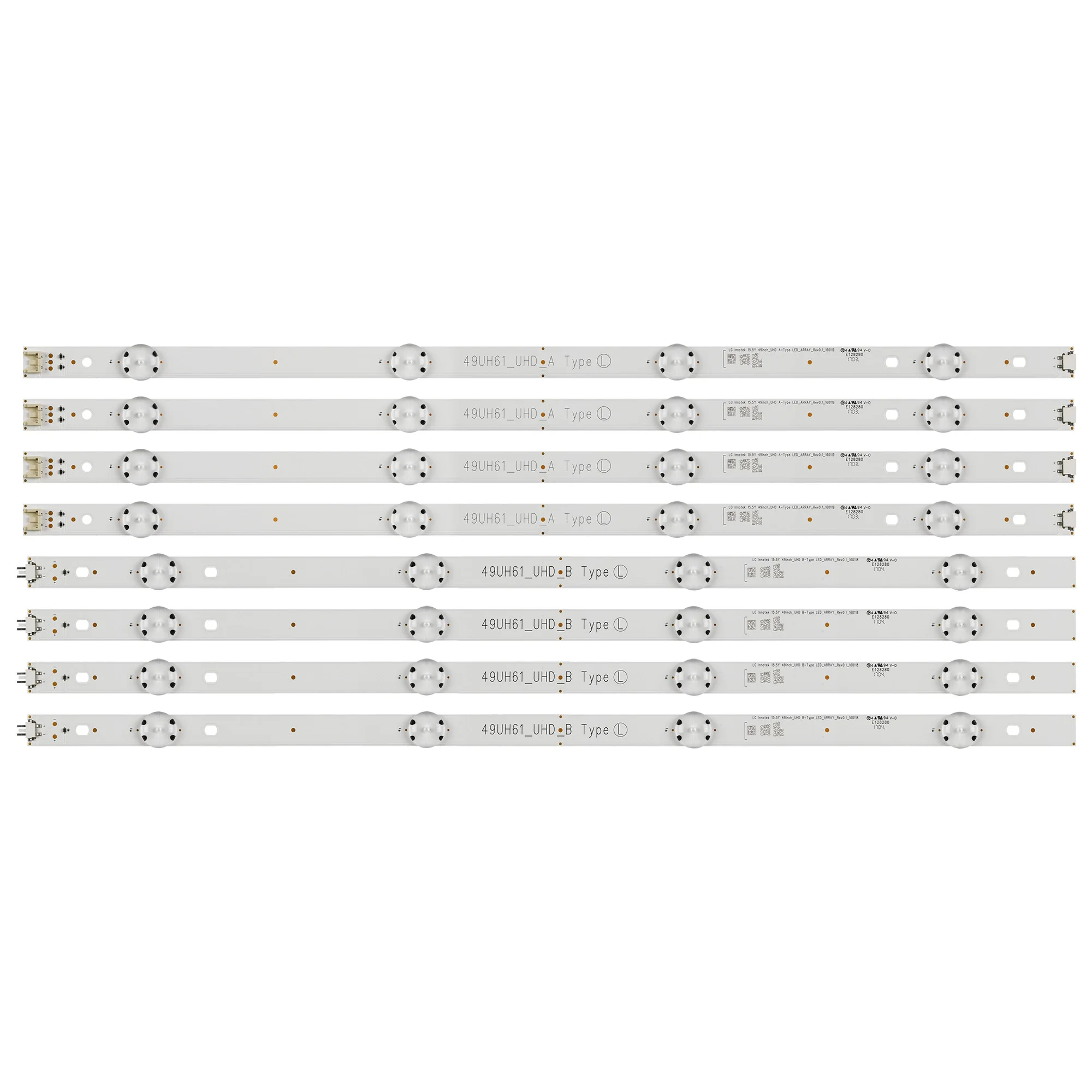 Фонарь подсветки для LG 49UH610V 49UH603V 49UH620V 49UH6100 49UH6030SB 49UH6030UD 49UH603TDB 49UH603VTD 49UH61_UHD_A B