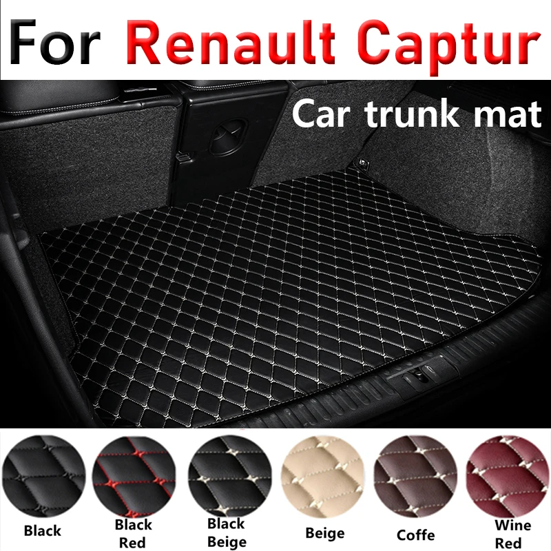 

Коврик для багажника автомобиля для Renault Captur SUV 2014, 2015, 2016, 2017, 2018, коврик для груза, внутренние части, аксессуары, крышка