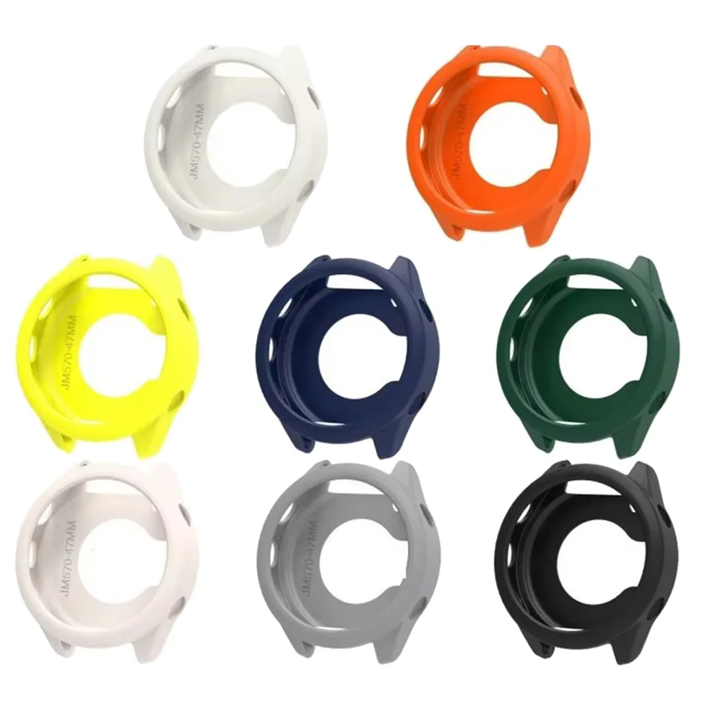 Slim Silicone Protective Case for Smartwatches - Soft, Lightweight Cover in Multiple Sizes