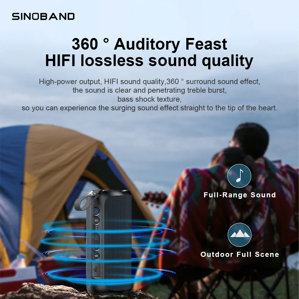 50W high-power Bluetooth speaker XDobo Sinoband Challenger portable subwoofer stereo IPX7 waterproof wireless Bluetooth speaker 6