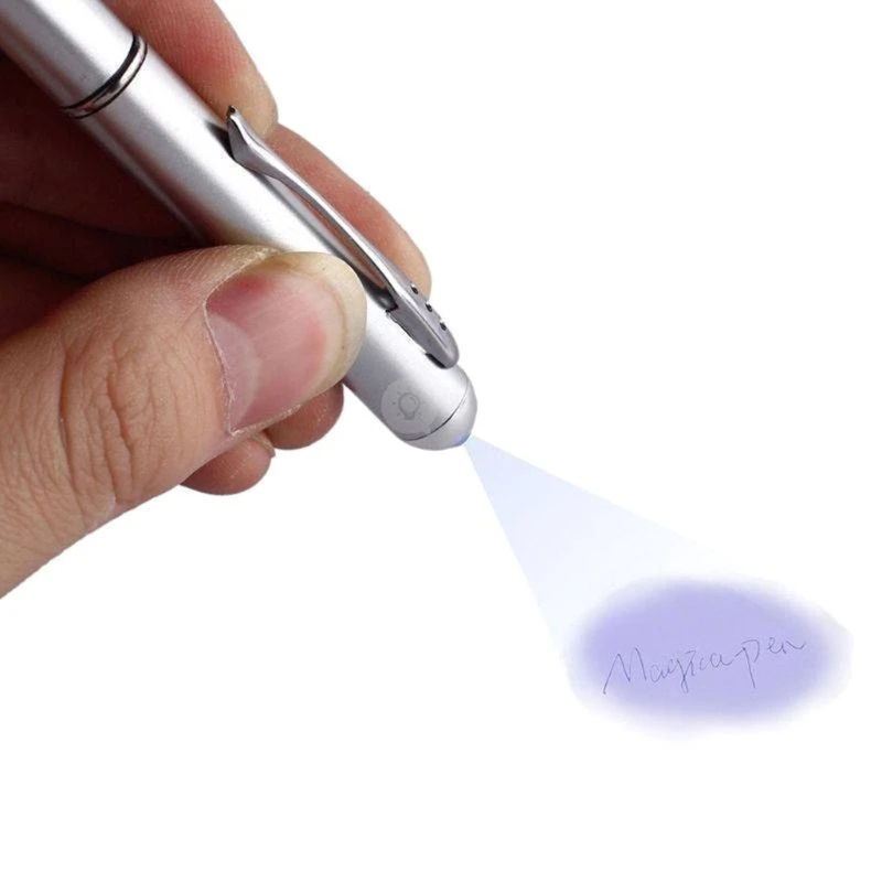 Multifunctional Cash Detector Pen w/ UV LED Light for Garage Sales Retail Stores Shops Grocery Dropship |