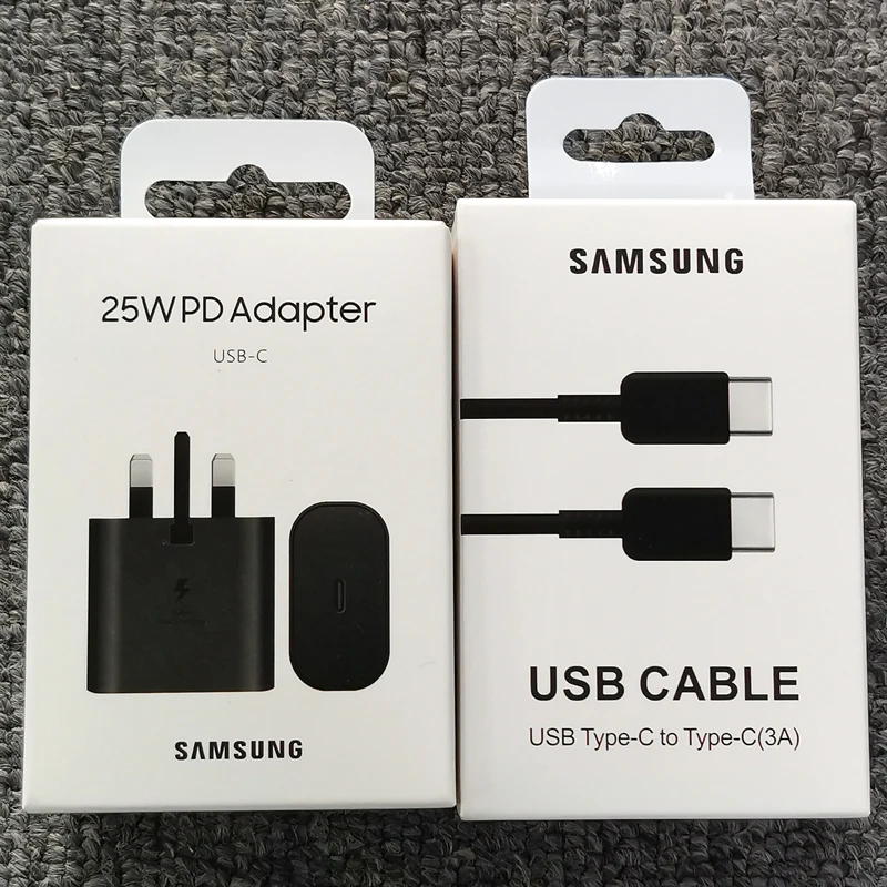 25W USB C Chargeur adaptateur secteur pour Samsung Galaxy S24 A54