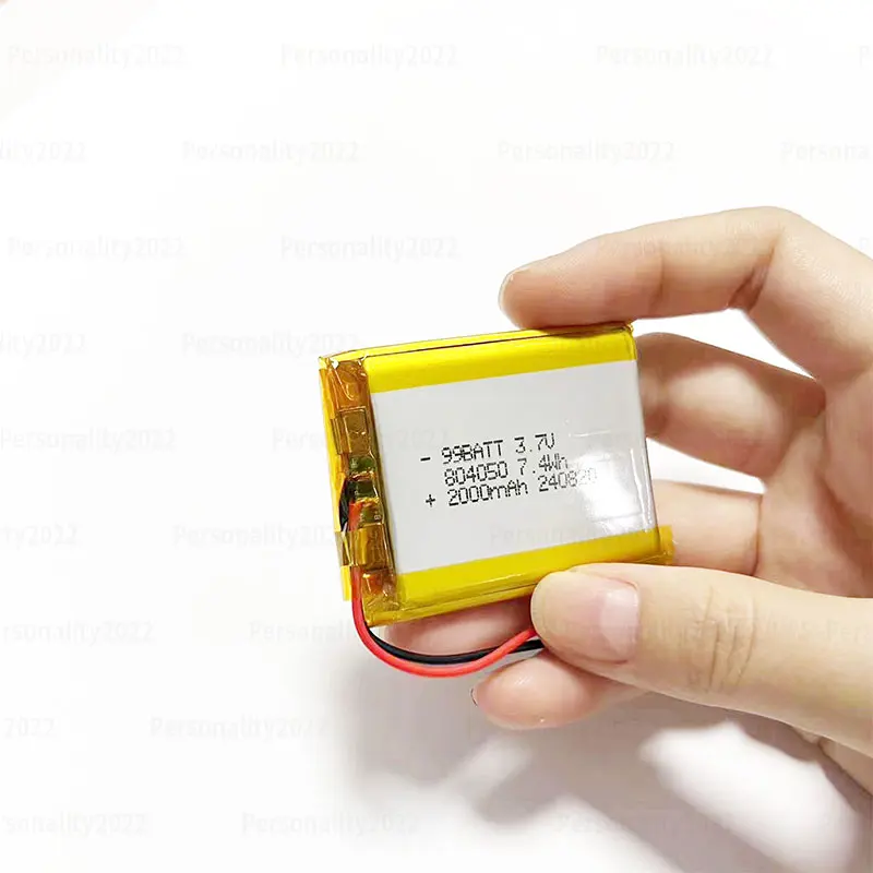 Lot 10x Batterie Li-Po 3.7V 2000mAh 804050 pour RC