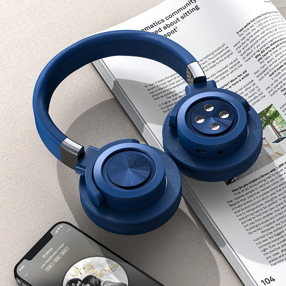 

A51 Wireless Bluetooth Compatible Headphones Noise Reduction Headphones Stereo High Quality Sports Games Headphones Support TF