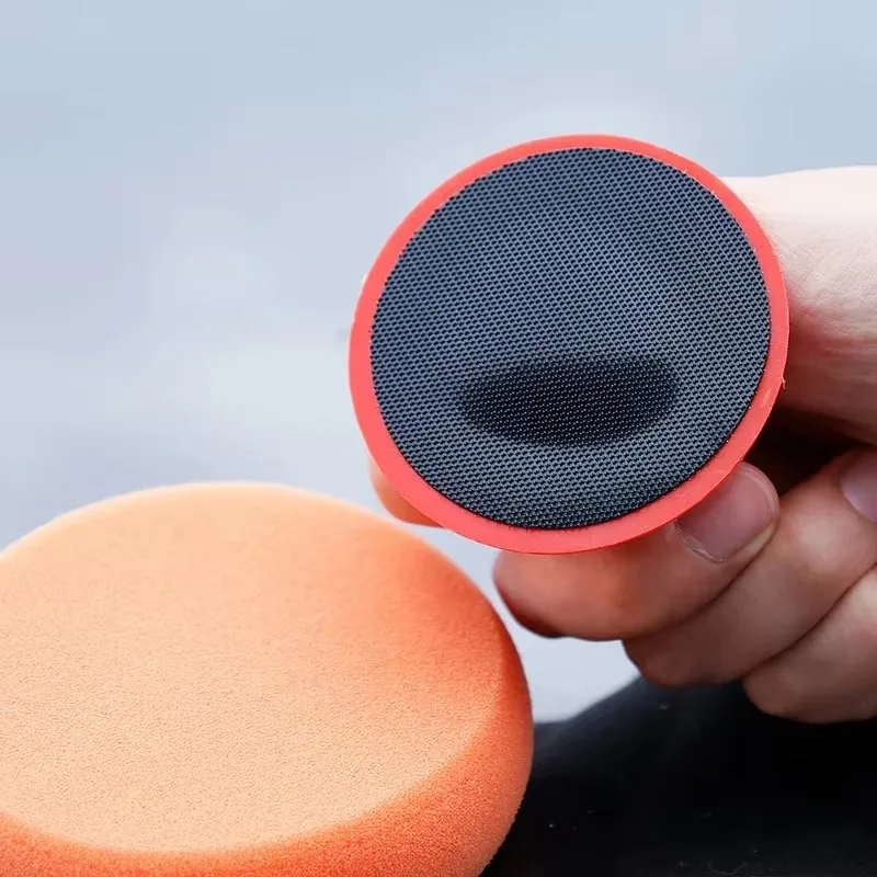 Car Polishing Sponge Car Waxing Polish Wax Foam Sponge Applicator Car Waxing Polishing Sponge Pads Power Handle Auto Detailing Cleaning Tools