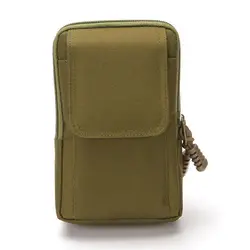 Men's Tactical Molle Waist Pack - Compact Military-Style Belt Pouch for Travel & Outdoor Adventure (Army green)