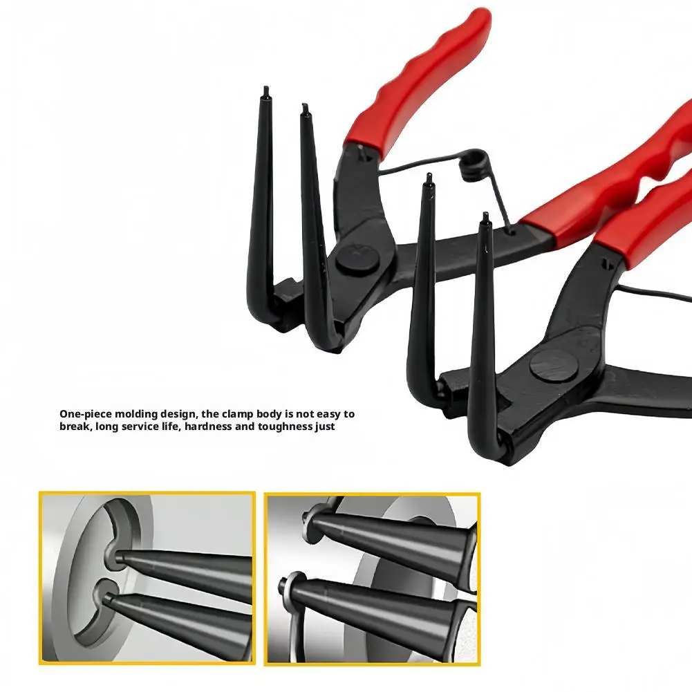 1Pcs 90/180 Degrees Bending Pliers Long Nose Bent Heavy-Duty Cylinder Internal Ring Remover Snap-Ring Pliers Garage Tools 1Pcs 90/180 Degrees Bending Pliers Long Nose Bent Heavy-Duty Cylinder Internal Ring Remover Snap-Ring Pliers Garage Tools
