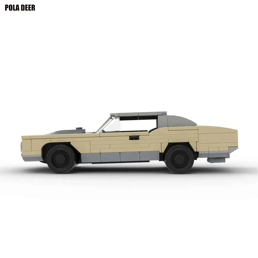 Poladeer MOC 299-teiliger Tokyo Drift Monte Carlo Kreativer Sportwagen Kleinteilige Bausteine Modell Spielzeug Urlaubsgeschenk – Detail 8