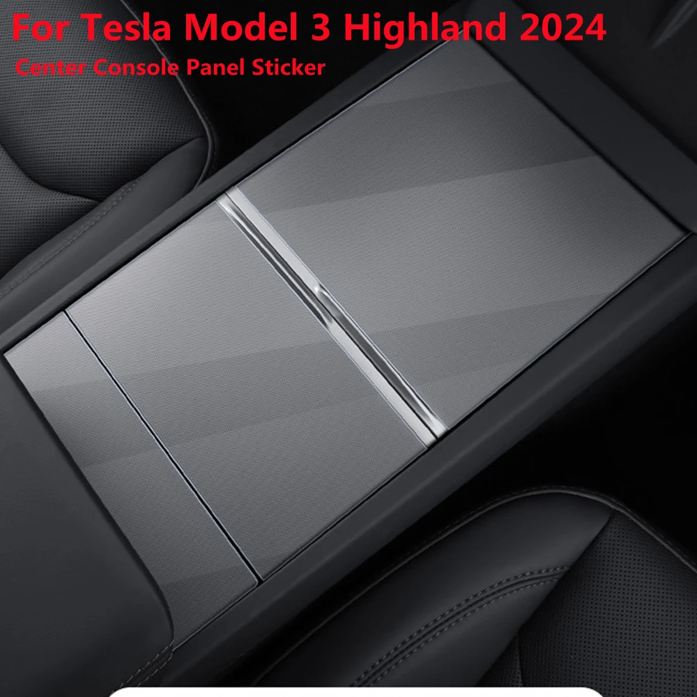 

​For Tesla Model 3 Highland 2023-2024 Central Control Anti-Scratch Protective Film For Model3+ Center Console Panel Sticker TPU