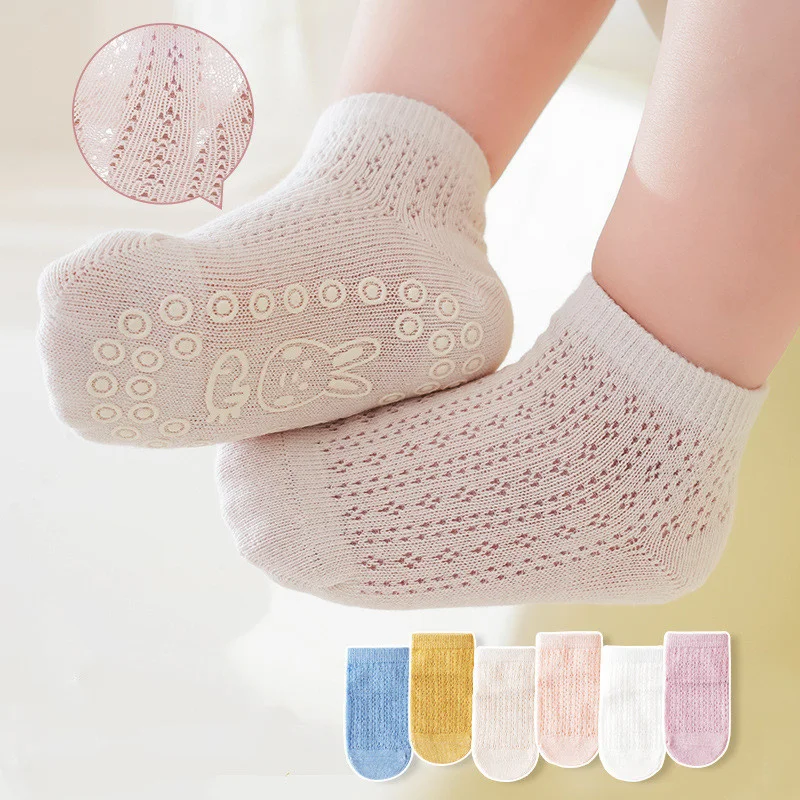 

Summer Kids Girls Boys Socks Cotton Soft Casual Children's Socks Mesh Thin Toddler Baby Socks For Girls Boys 0-5Years