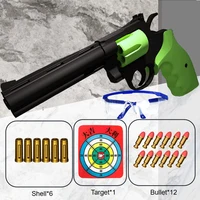 2024.ZP5 Revolver Soft Bullet Gun 357 Simulated Ejection Toy Pistol Adult Boy Child Soft Bullet Toy Gun Weapon Model 1
