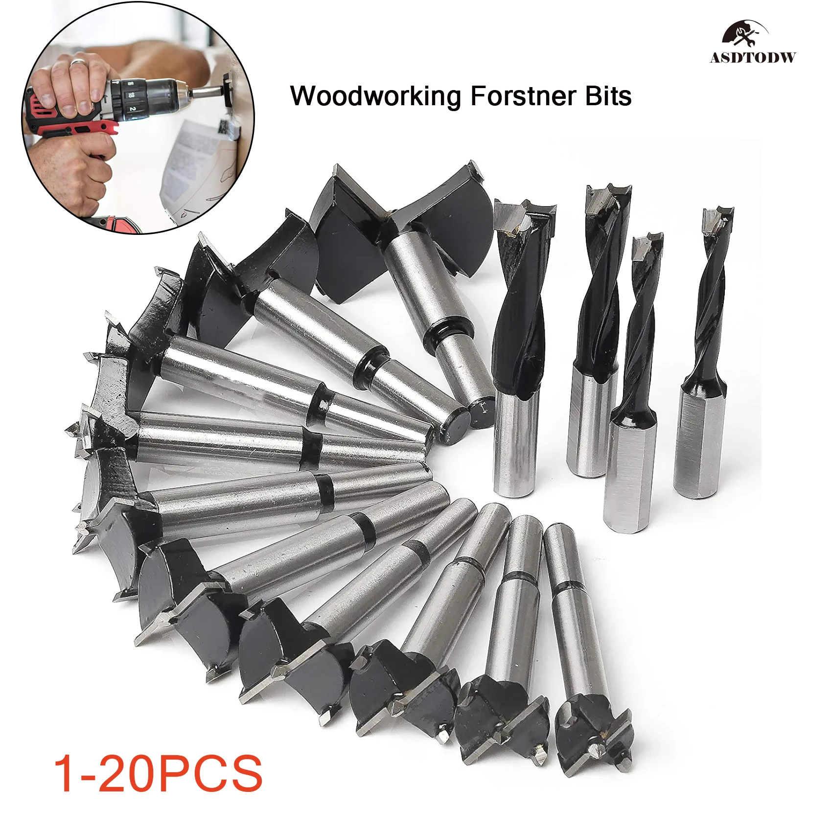 Broca Forstner De 32 Mm, 3 Ranuras Y 4 Dientes, De Carburo C | Meses Sin Interés - Foto 5