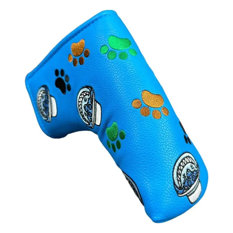 PU 합성 가죽 골프채 드라이버 퍼터 클럽 헤드 커버, 다크 브라운 1 3 5 X 