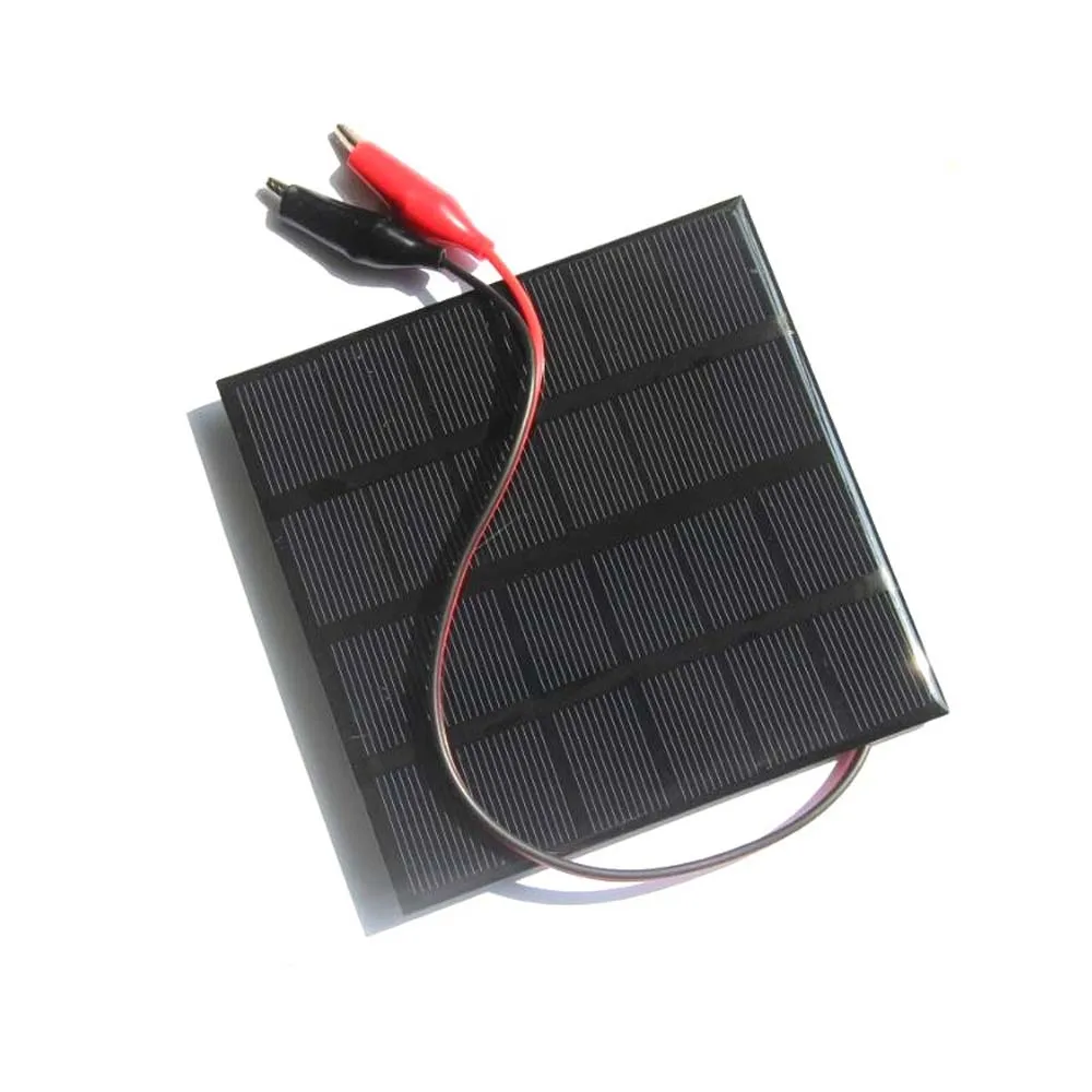 Mini Solar Panel DC 6V Polysilicon Solar Cell Charger Module DIY System Kits For Toys light phone charger flashlight
