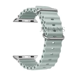Premium Ocean-Inspired Watch Strap for S3 42-44-45-46-49 MM (22 stone lotus blue)