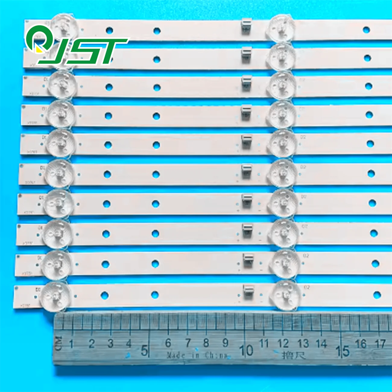 New 10pcs/Kit LED Strips for 55 TV VU55MB4SL4LV02 KA55G GTV550-2 LED55B3100 JL.D55051330-017HS-M
