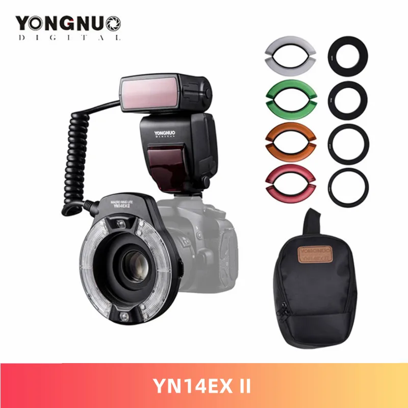 YONGNUO YN14EX II TTL Macro Ring Flash Speedlite 5600K for Canon 5D