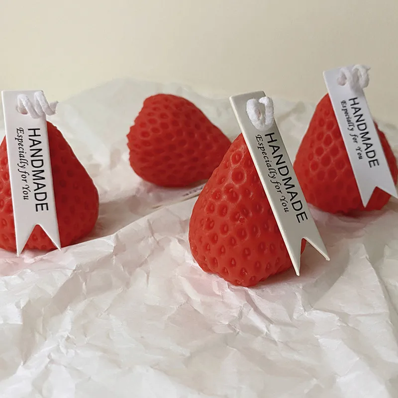 smNovice Sexy Strawberry Low Temperature Candles40Du Aromatherapy Wax Drip Couple Flirting Adult Sex Training Props