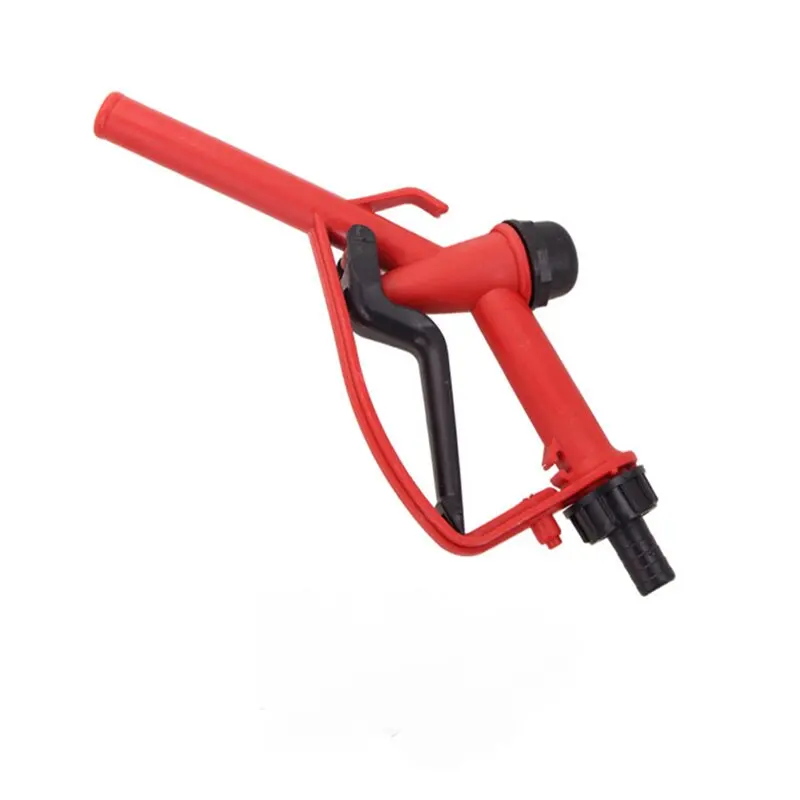 1pc Plastic Manual Heavy Duty Fuel Nozzle Gun With Hook Straight Nozzle-Diesel And Petrol Max Flow 45L/M