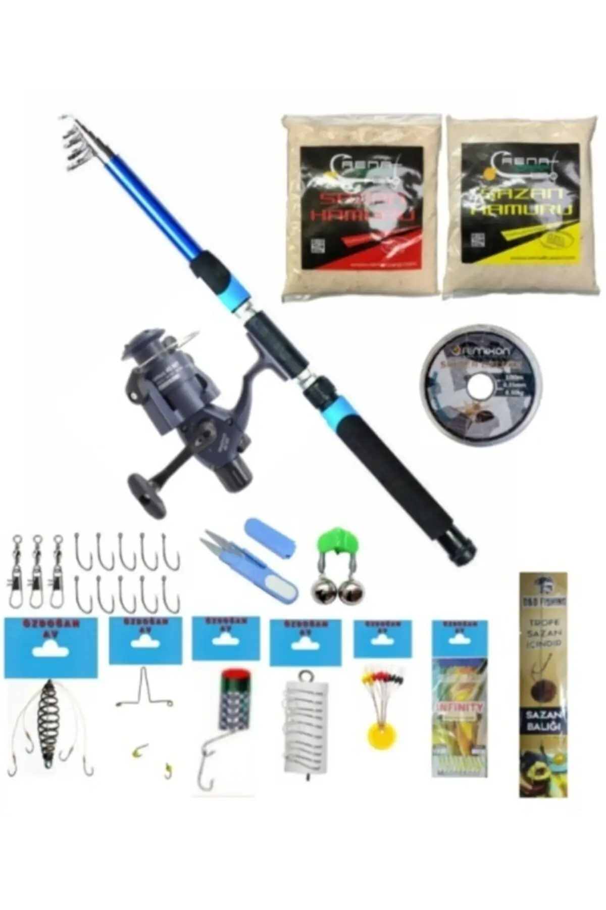 

Fishing rod set Diablo270cm Thursday Blue50 machine