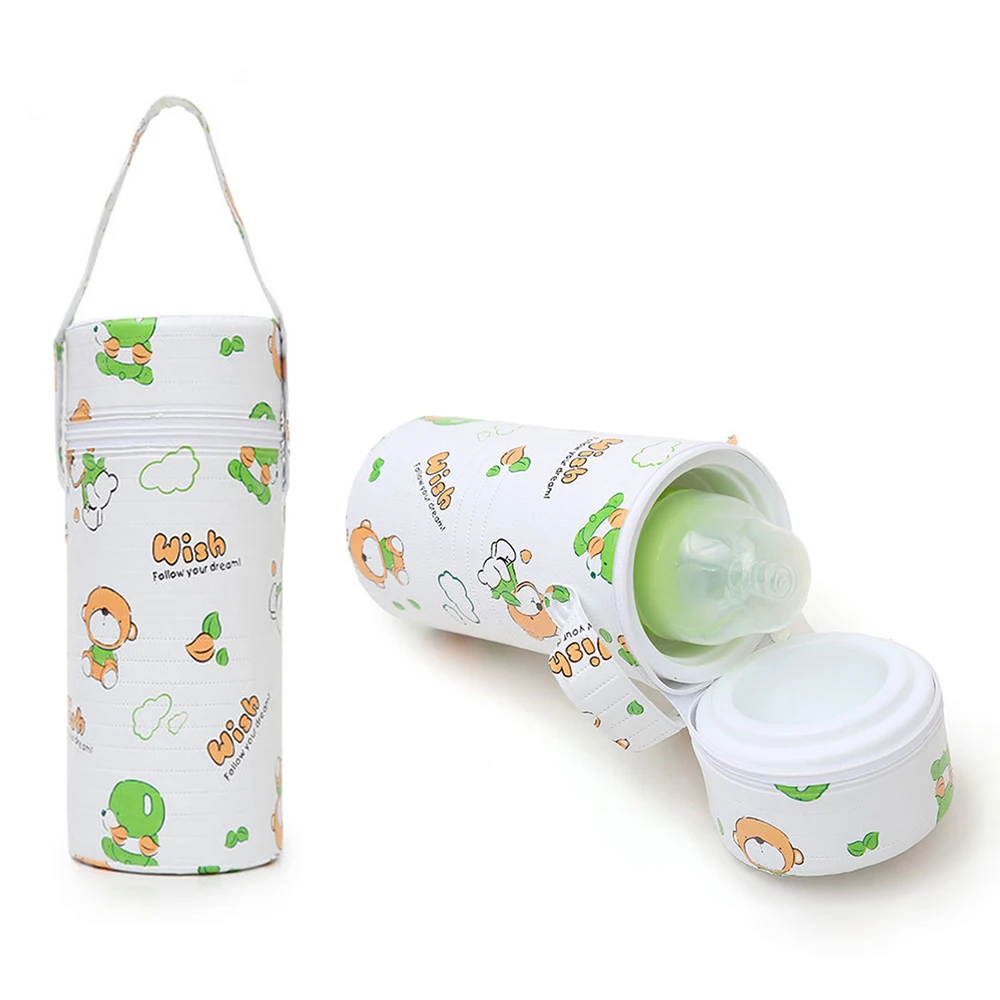 Baby Bottle Insulation Bag Feeding Breast Milk Fresh Keeping Cup Insulation Bucket Single/Double Barrel Kids Bottle Feeding Tool 2
