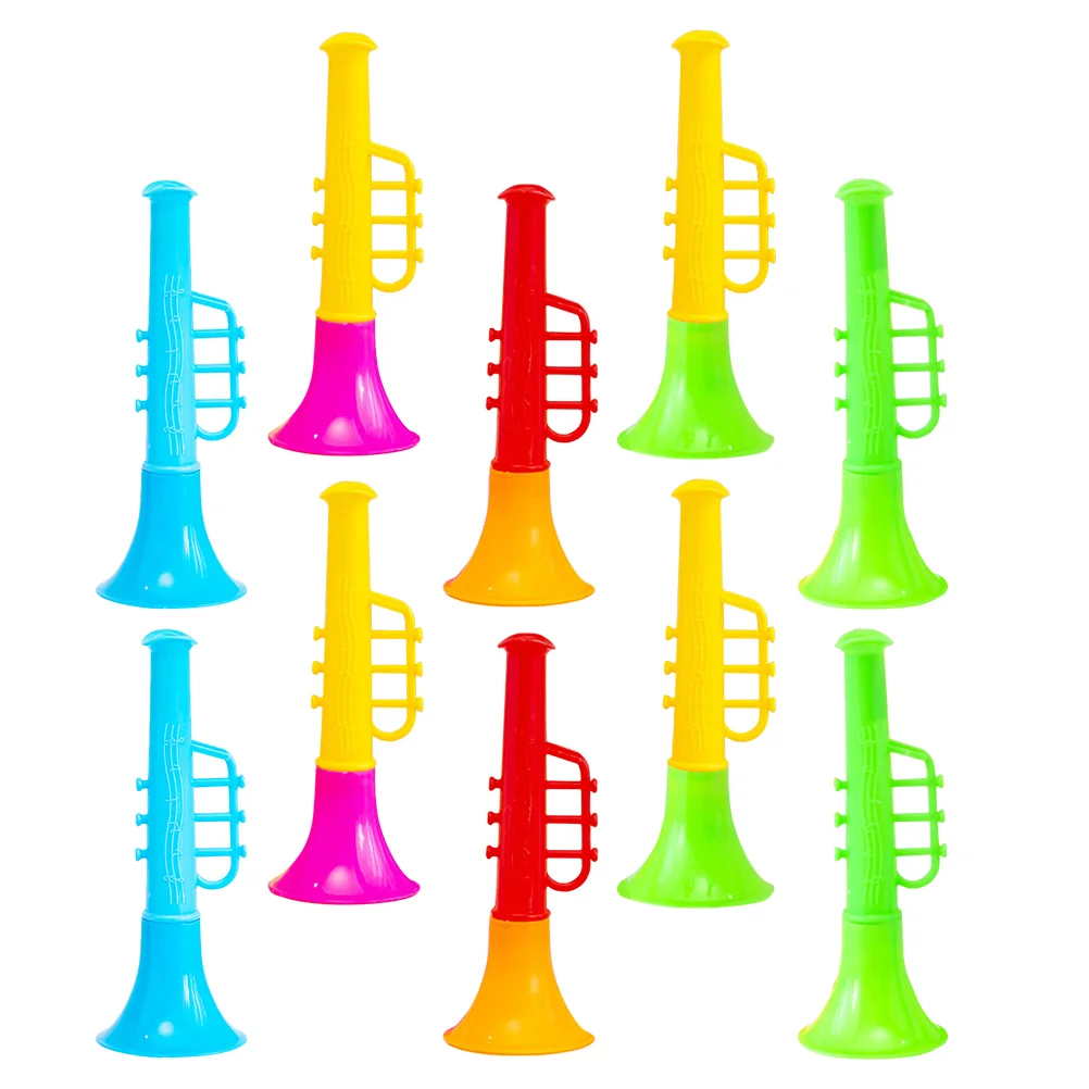 

30 Pcs Trumpet Toy Blowing Toys Mini Instrument Plaything Educational Horn Abs Children
