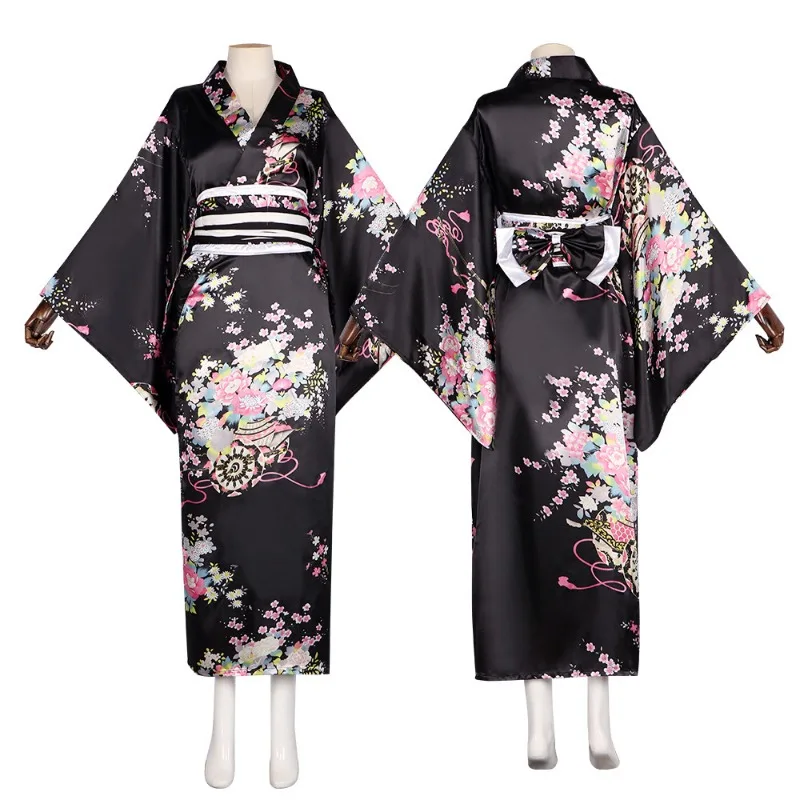 Women's Elegant Kimono-Style Summer Dress