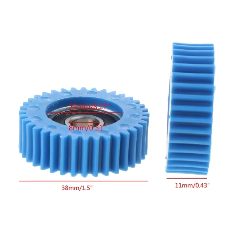 3PCS 36 Teeth Bicycle Wheel Hub Motor Planetary Gears Nylon Gear 38x8x11mm With Bearing For Bafang Motor E-bike Electric Bike