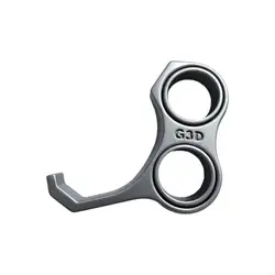 Ergonomic Grip Finger Stand: Stress - Reducing Multifunctional Phone Holder (Gray)