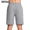 TACVASEN Summer Moisture Wicking Casual Shorts Mens Cargo Work Shorts Running Jogging Sports Bottoms Nylon Rip-Stop Short Pants 3