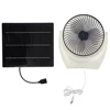 Solar Panel Fan Portable Solar Fan with USB Solar Powered Camping Fan Outdoor Fan for Picnic Barbecue Fishing Travel 1