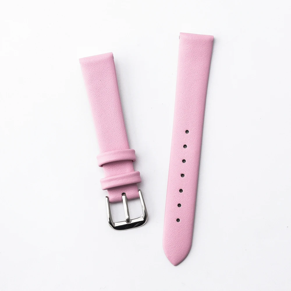 Elegant Genuine Leather Slim Watchband Wrist Strap Bracelet