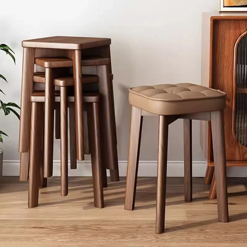 

Simplicity Wooden Dinning Stool Portable Living Room Modern Dining Chair Design Bedroom Meuble De Chambre Kitchen Furniture