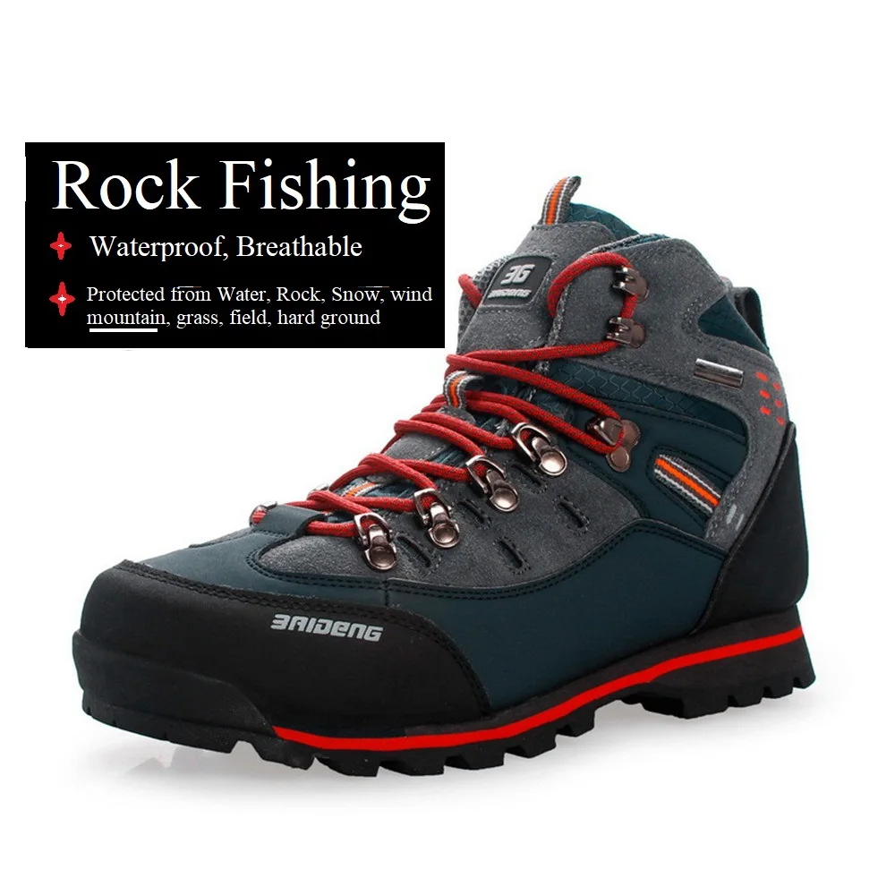 Description Picture 3 of itemFly Fishing Boots Rock Fisher Shoes Quick-dry Wear Resistant Breathable Wading Tackle Outdoor Anti-slip Rock Waders Men 2025 New