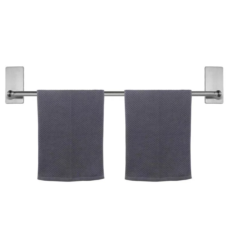 Towel Rack 30/40/50Cm Bathroom Towel Rack 304 Stainless Steel Polished Kitchen Self-Adhesive Bathroom Accessories