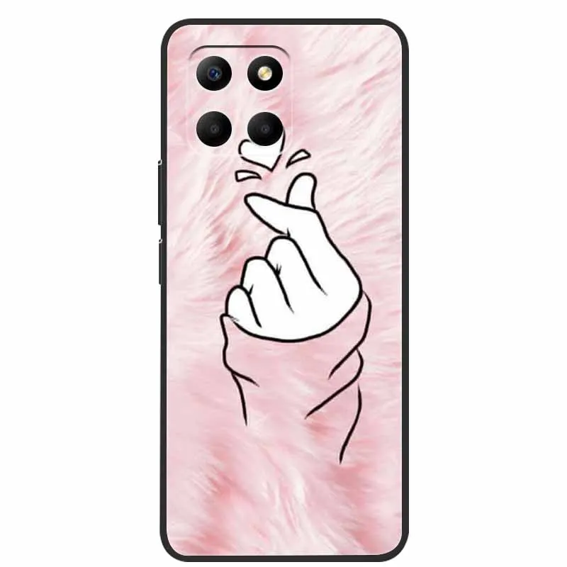 Stylish Black Cat Soft TPU Silicone Back Cover