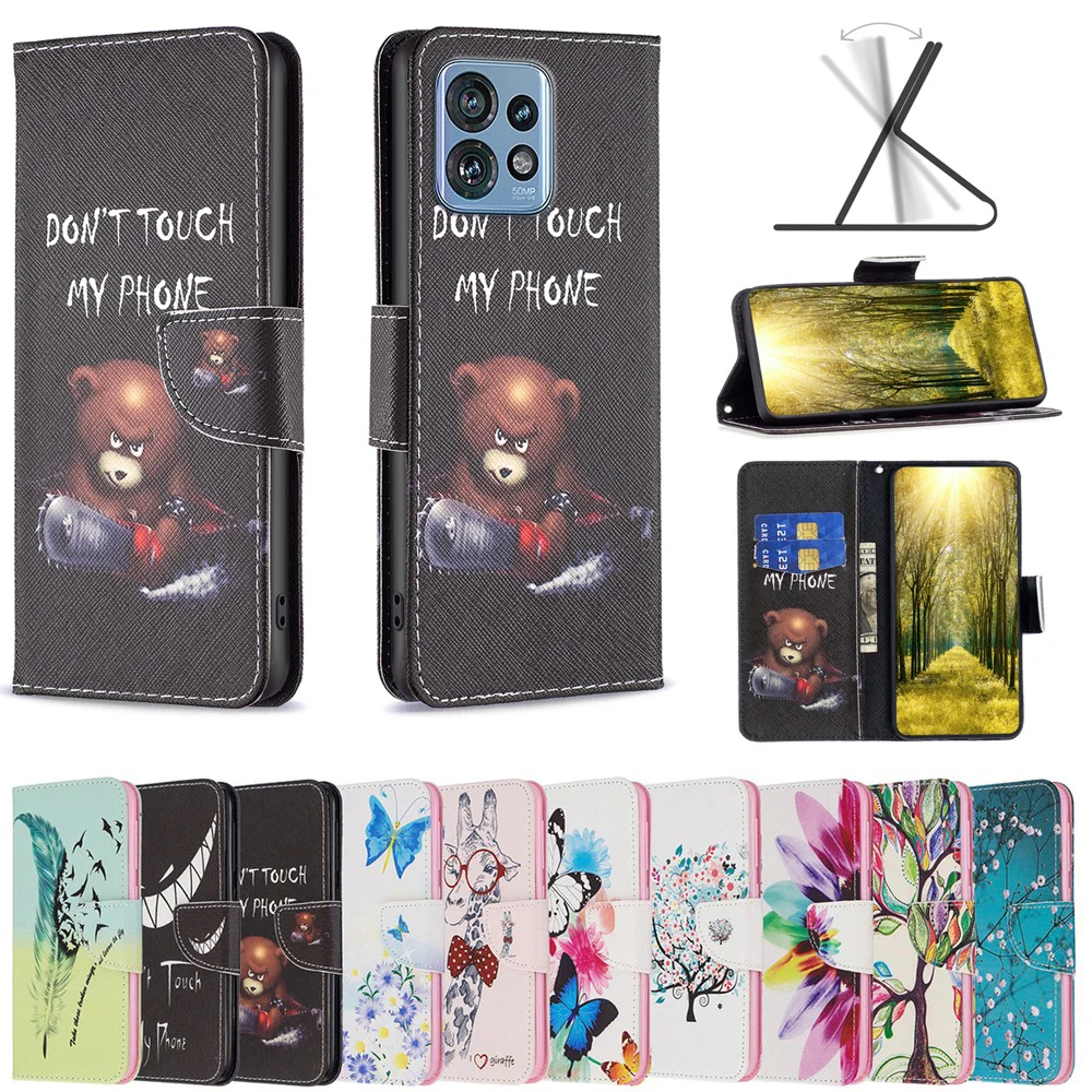 Per Motorola Moto Edge 40 Pro 5G , Moto X40 , Moto X40 Pro Custodia Cover Coque Flip Wallet Custodie Per Cellulari Cover Borse Sunjolly