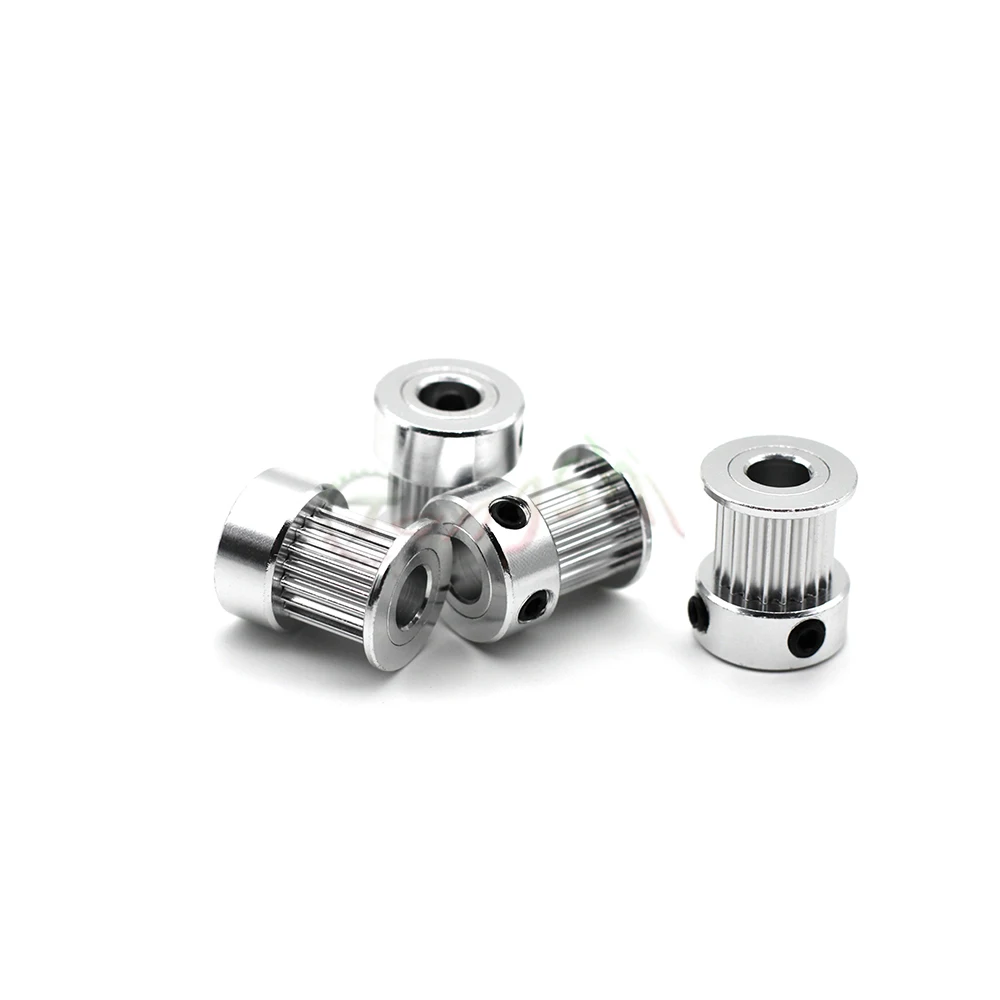 Timing Belt Pulley, Timing Pulley, 3D Printer Accessories | 2GT 20 teeth Timing pulley Bore 3/3.17/4/5/6/6.35/7/8mm For belt width 6/9/10/15mm GT2 20T Timing Pulley 3D Printer Accessories