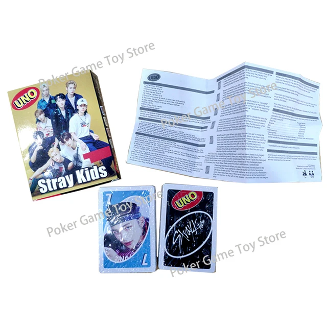 Board Game Uno Stray Kids Table Card Game Family Gathering Poker Toy for Girls Boys Photo Album Fans Fan Card Birthday Gift 6