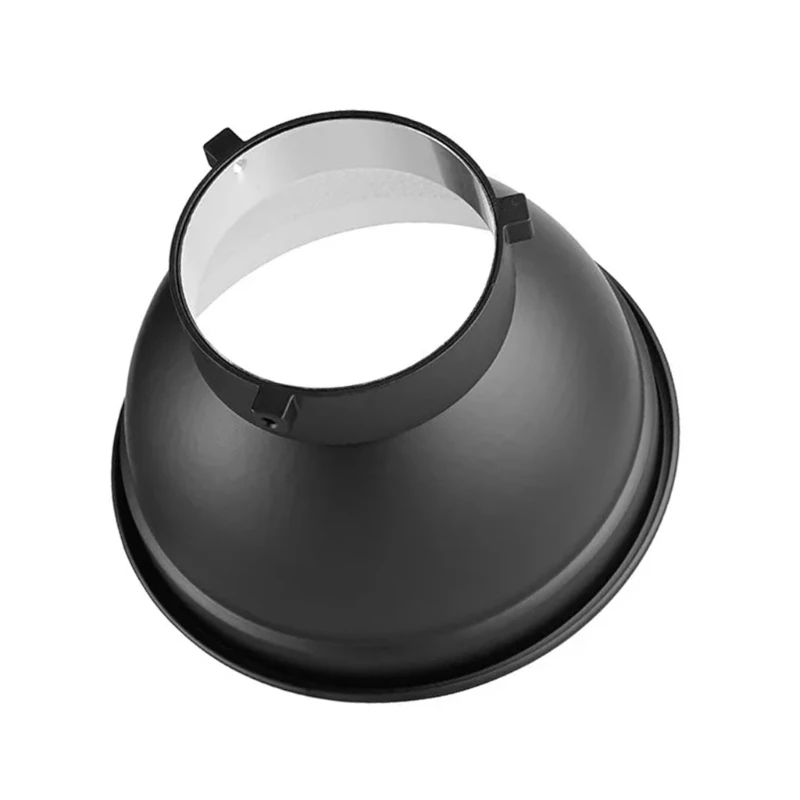 Description Picture 4 of item7” Standard Reflector Diffuser Lamp Shade Dish 55° Light Angle for Bowen Mount Studio Strobe Flash Light Speedlites