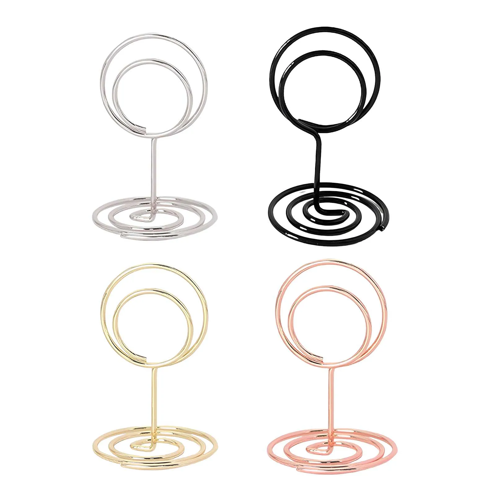 5pcs Dining Slot Card Holder For Centerpieces Table Number Holders Picture Holder Office Memo Clip Wedding Reception Accessories place card holders,photo holder stand