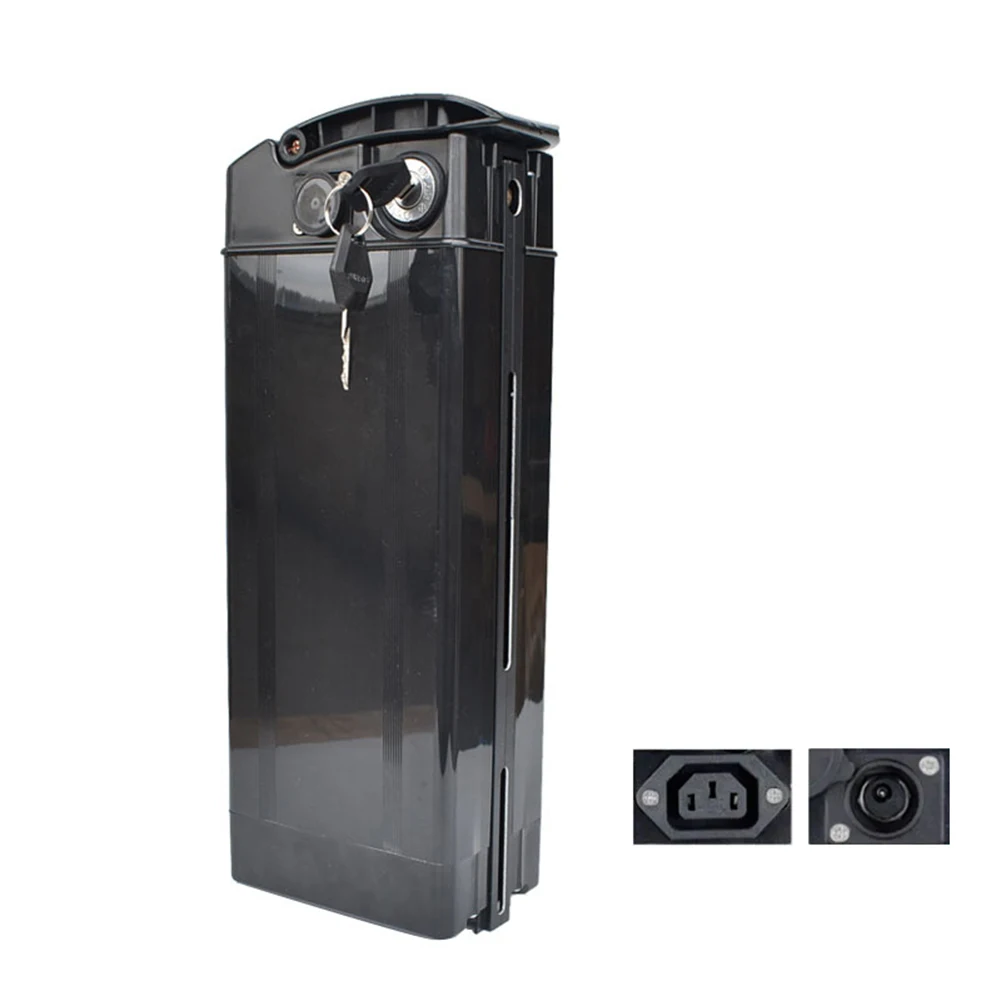 

Electric Bike Battery Box Ebike Large Capacity Holder Case Battery Housing Box Charging Socket Bicycle Accessories