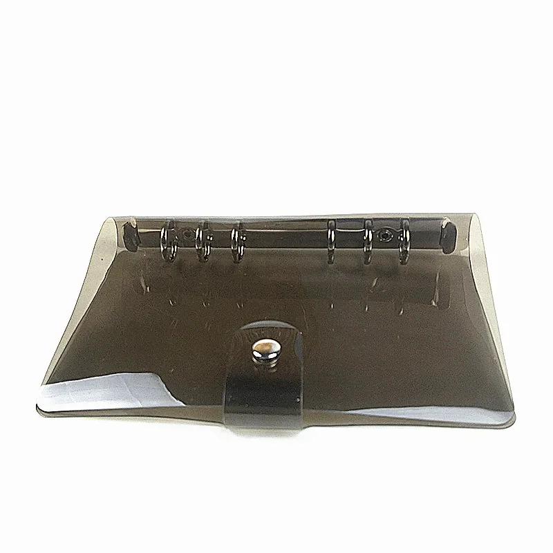 1PC Popular Transparent Black A5 A6 A7 Plastic Binder PVC Multifunctional Handbook Schedule Office Supplies File Organizer file folder,file holder,document storage bag