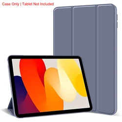 Premium Tri - fold Flip Case - Magnetic Stand PU Leather Protective Cover with Auto Sleep/Wake Function, Fits 11 - inch Tablets for Redmi Pad SE 11inch (YT Lavender Purple)