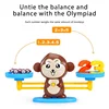 Educational Play set Monkey Balance Interactive Discover Learn Engineering STEM Weighing Scale Balance Game Math Toy for Kids 4