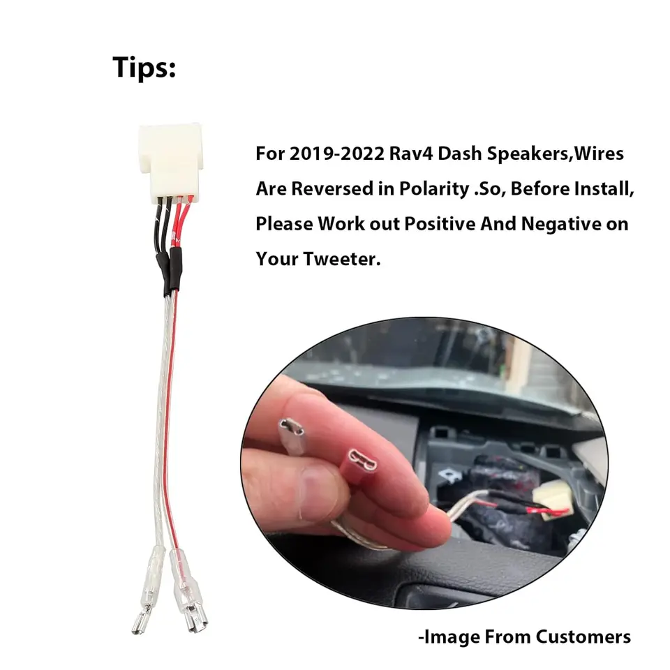 Dash Tweeter Speaker Adapters & Wire Connectors For Toyota, Subaru, Lexus – EWAY