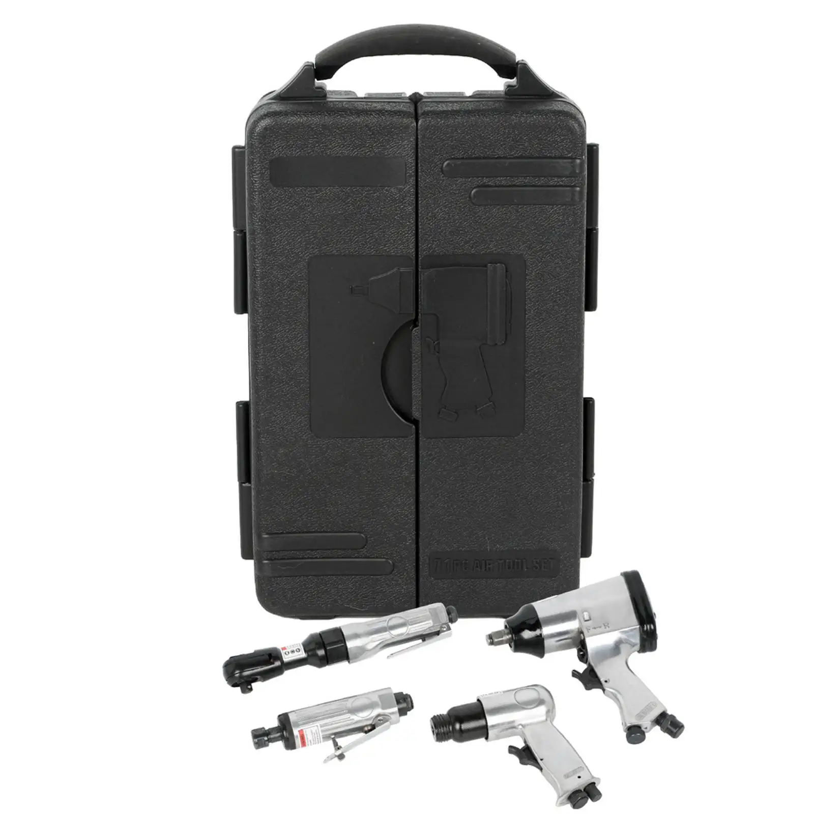 Complete Air Tool Set with Pneumatic Hammer Ratchet and Grinding Kit for Garage Workshop and Vehicle Repair Complete Air Tool Set with Pneumatic Hammer Ratchet and Grinding Kit for Garage Workshop and Vehicle Repair