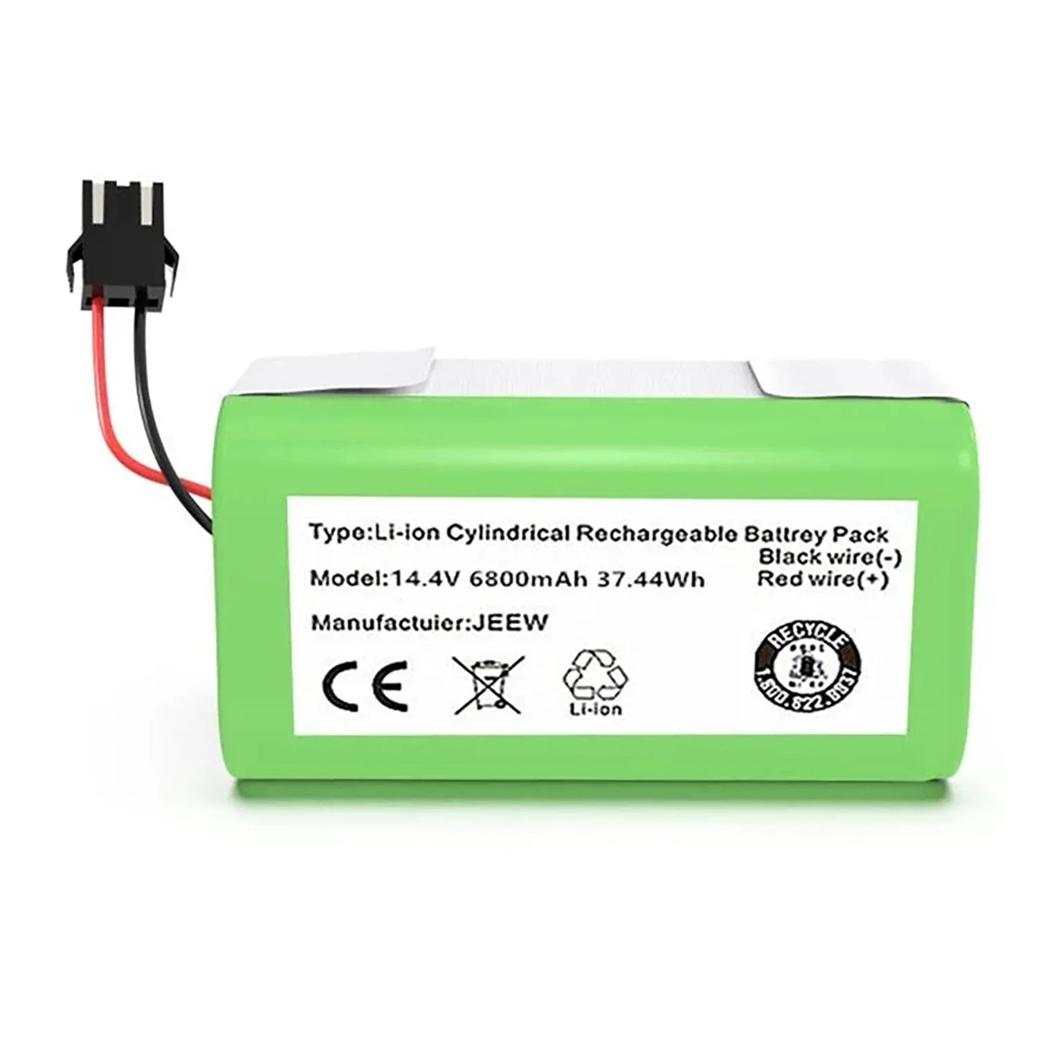 Bateria Li-ion para Excelência Conga Ecovacs Deebot N79s N79 Dn622 Robovac Eufy 11 11s 12 35c X500 4s1p 14.4v 6800mah - Image 6