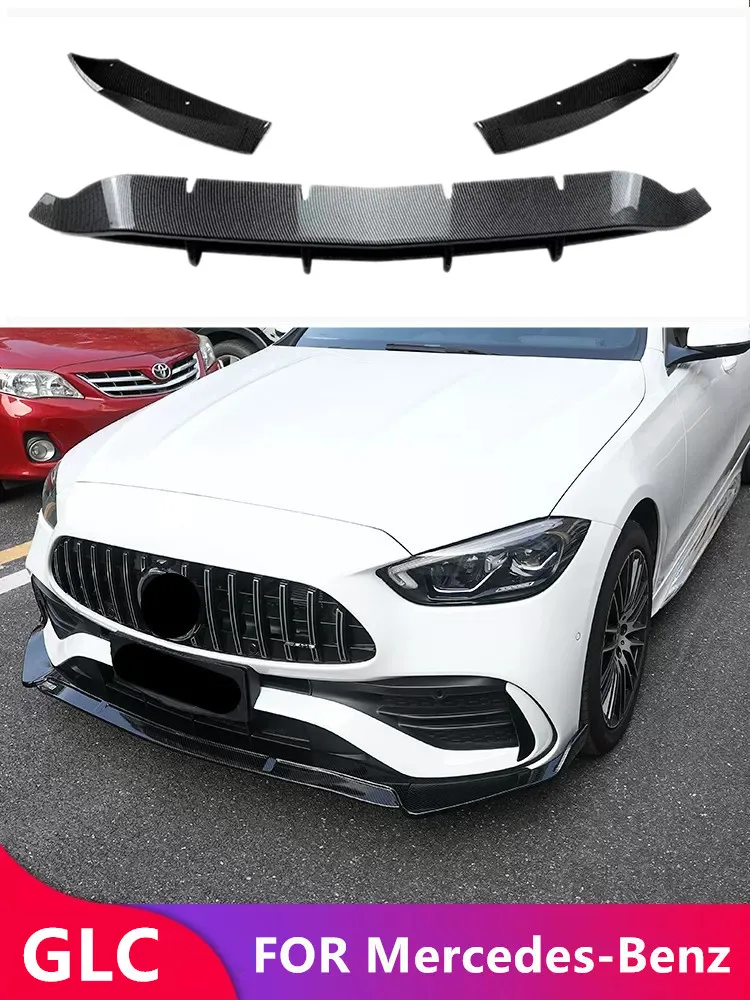 

Детали для модификации автомобиля, передняя овальная губа из углеродного волокна, объемная губа для Mercedes-Benz GLC 2020-2023x253 C253