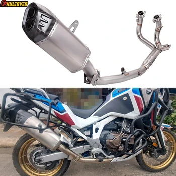 For Honda Africa Twin CRF1100L ADVENTURE SPORTS 2020-2024 Motorcycle Exhaust Full System Header Link Pipe Muffler